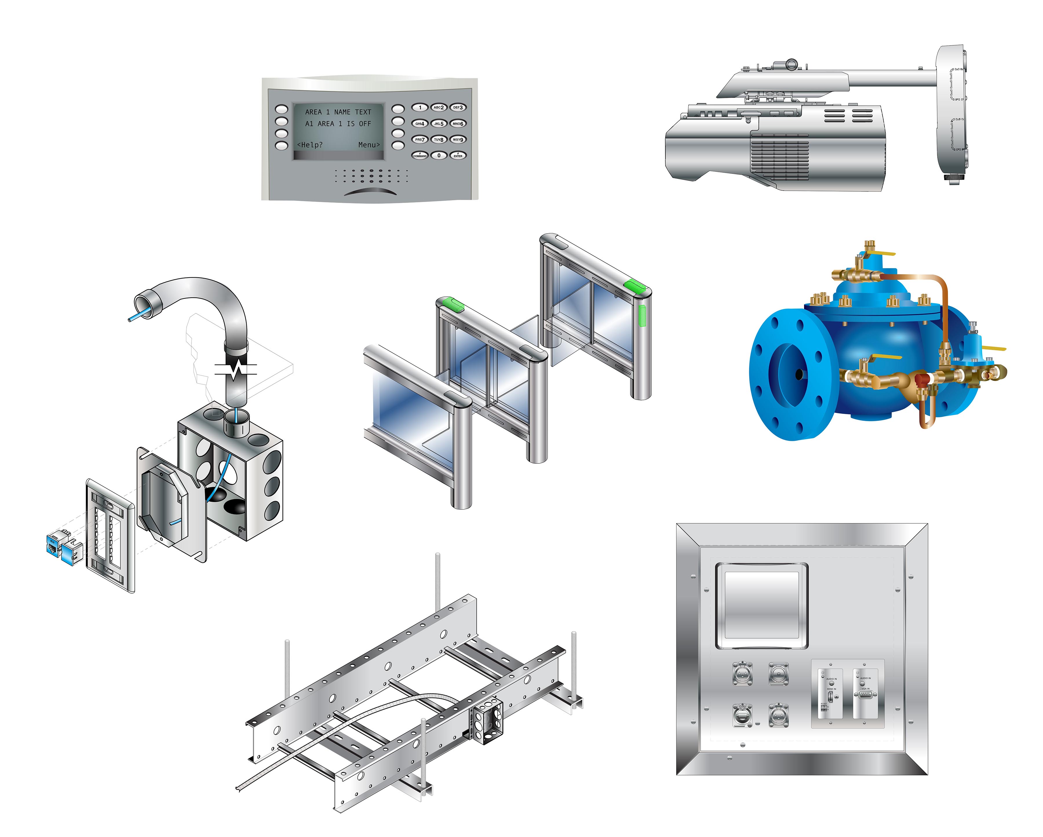 Mechanical enhancing and drawing